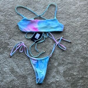 Tie dye bikini